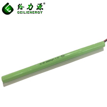 Paquetes recargables de la batería de la luz 4.8v NIMH AAA800mAh de la fábrica LED de Guangdong